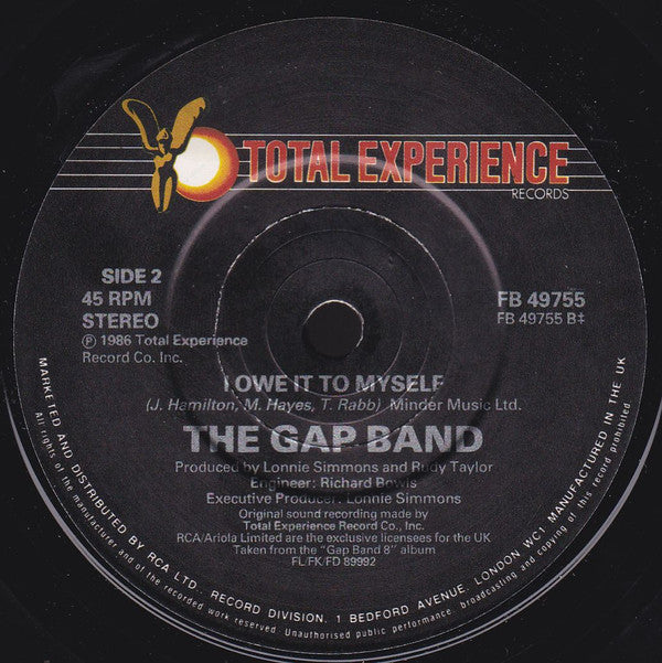 The Gap Band : How Music Came About (Bop B Da B Da Da) (7")