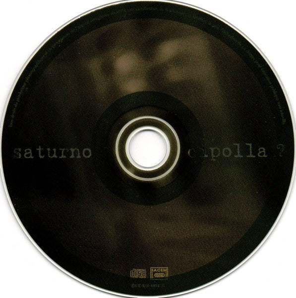 Eric Aldéa : Saturno O Cipolla? (CD, Album)