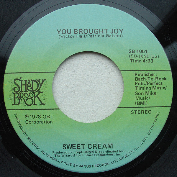 Sweet Cream : Pretty Little Black Boy (7")