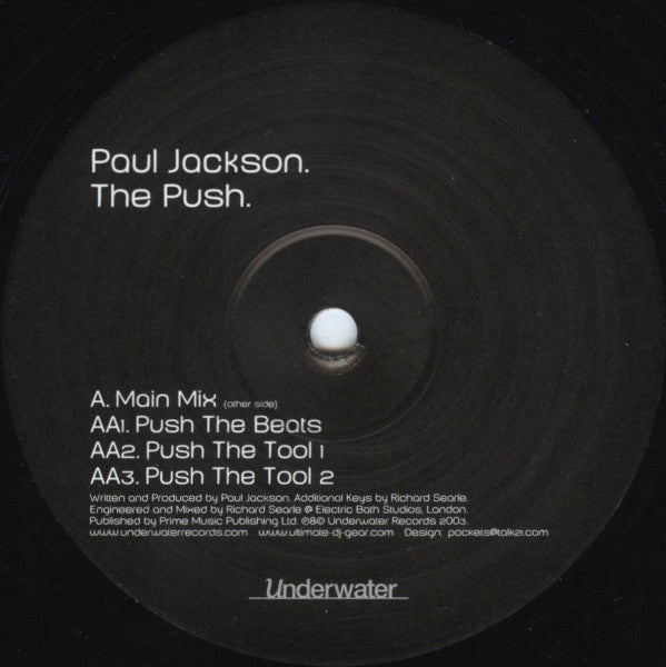 Paul Jackson : The Push (12", Com)