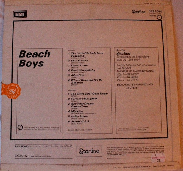 The Beach Boys : The Beach Boys (LP, Comp)