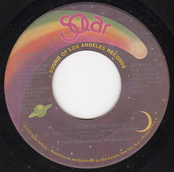 Dynasty : I Don't Want To Be A Freak (But I Can't Help Myself) (7")
