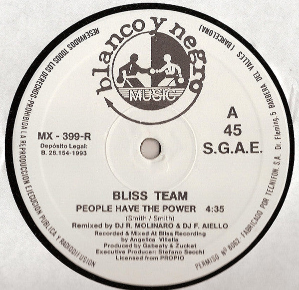 Bliss Team : People Have The Power (Remix) (12")