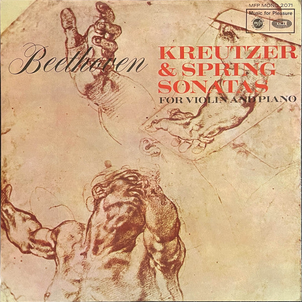 Beethoven* : Kreutzer & Spring Sonatas For Violin And Piano (LP, Mono)