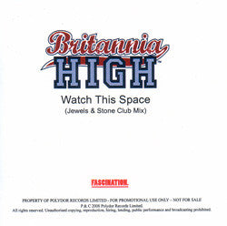 Britannia High : Watch This Space (CDr, Single, Promo)