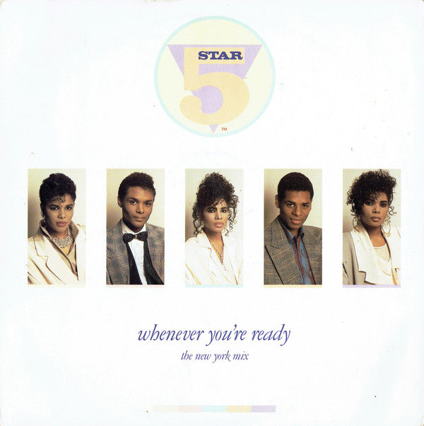 Five Star : Whenever You're Ready (The New York Mix) (12")