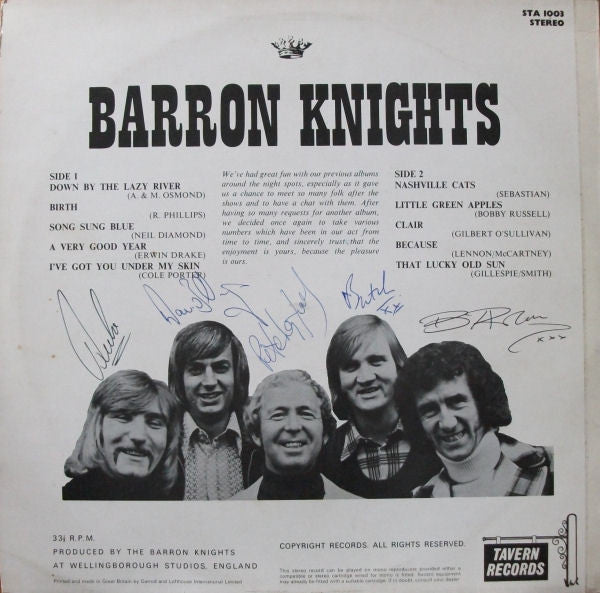 The Barron Knights : Barron Knights (LP)