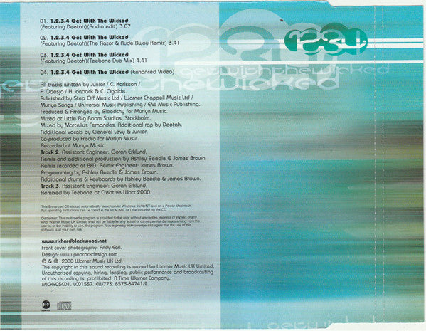 Richard Blackwood Feat. Deetah : 1.2.3.4 Get With The Wicked (CD, Maxi, Single, Enh, CD1)