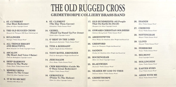 Grimethorpe Colliery Brass Band* : The Old Rugged Cross (CD, Comp)