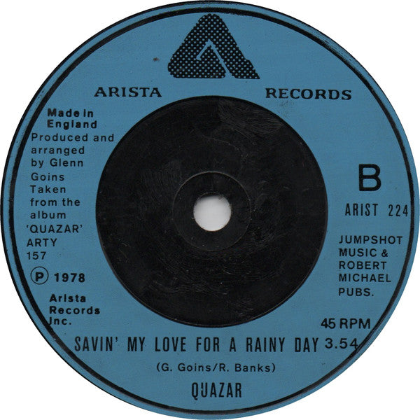 Quazar (2) : Funk 'N' Roll  (Dancin' In The "Funkshine") (7", Single)
