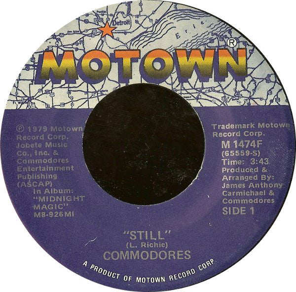 Commodores : Still (7")