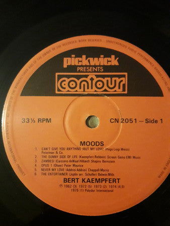 Bert Kaempfert : Moods (LP, Comp)