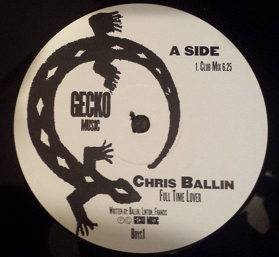 Chris Ballin : Full Time Lover (12")