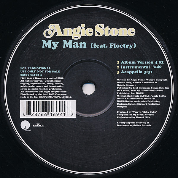 Angie Stone Feat. Snoop Dogg : I Wanna Thank Ya (12", Promo)