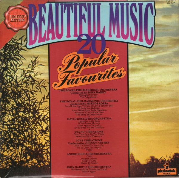 Various : Beautiful Music 20 Popular Favourites (LP, Comp, Ltd)