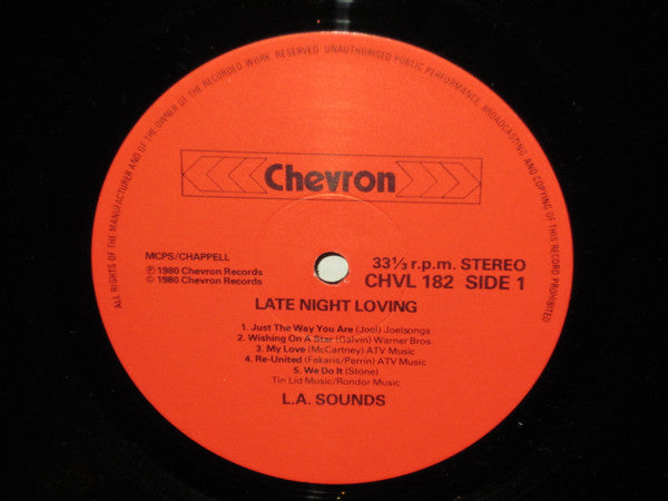 L.A. Sounds : Late Night Loving (LP, Album)