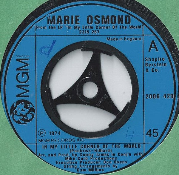 Marie Osmond : In My Little Corner Of The World (7", Single)
