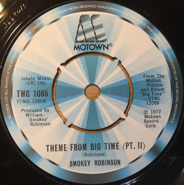 Smokey Robinson : Theme From Big Time (7", Single)
