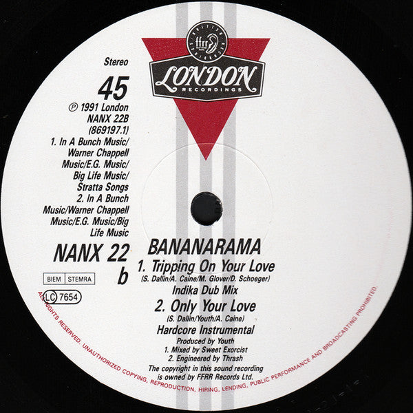 Bananarama : Tripping On Your Love (12", Single)
