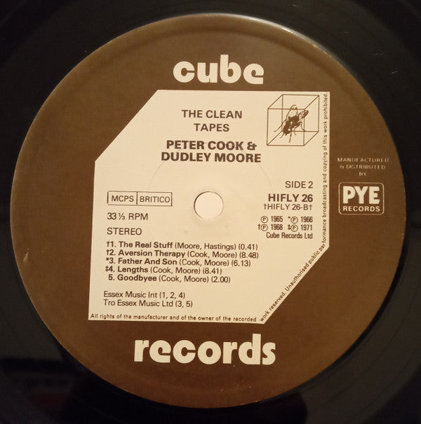 Peter Cook & Dudley Moore : The Clean Tapes [The Very Best Of Peter Cook & Dudley Moore] (LP, Comp)