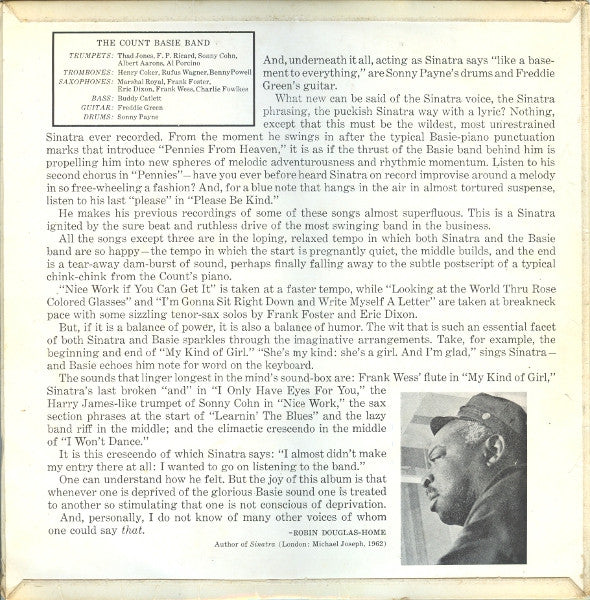 Frank Sinatra - Count Basie : Sinatra-Basie: An Historic Musical First (LP, Album, Mono, Gat)
