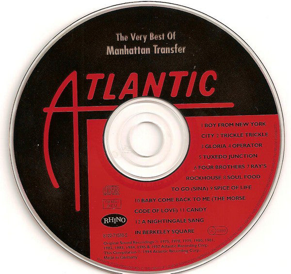 The Manhattan Transfer : The Very Best Of The Manhattan Transfer (CD, Comp)