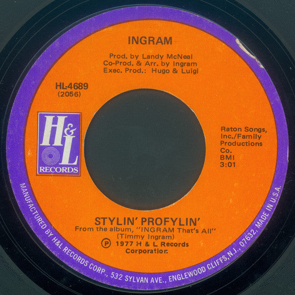 Ingram : Get Your Stuff Off / Stylin' Profylin' (7")