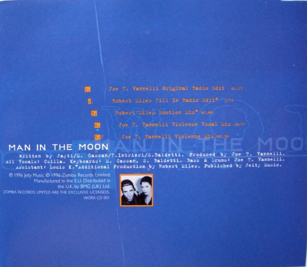 Csilla : Man In The Moon (CD, Single)