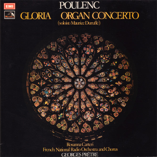 Francis Poulenc / Orchestre National De France And Chœur de Radio France Conducted By Georges Prêtre : Gloria / Organ Concerto (LP, RE, RP)