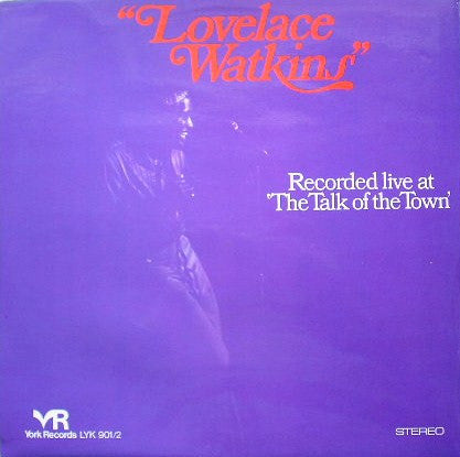 Lovelace Watkins : Recorded Live At The Talk Of The Town (2xLP, Album)