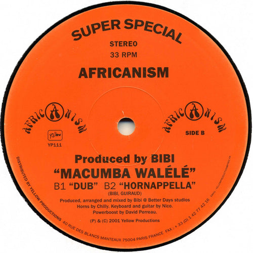Africanism : Macumba Walélé (12")