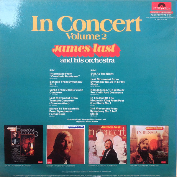 Orchester James Last : In Concert Volume 2 (LP, Album)