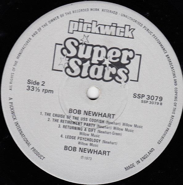 Bob Newhart : Bob Newhart (LP, Comp)