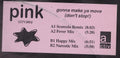 Pink : Gonna Make Ya Move (Don't Stop!) (12", Promo)