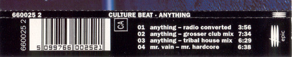 Culture Beat : Anything (CD, Single)