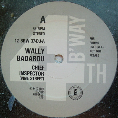 Wally Badarou : Chief Inspector (12", Promo)