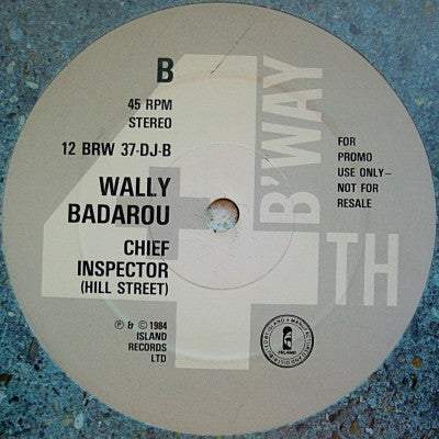 Wally Badarou : Chief Inspector (12", Promo)