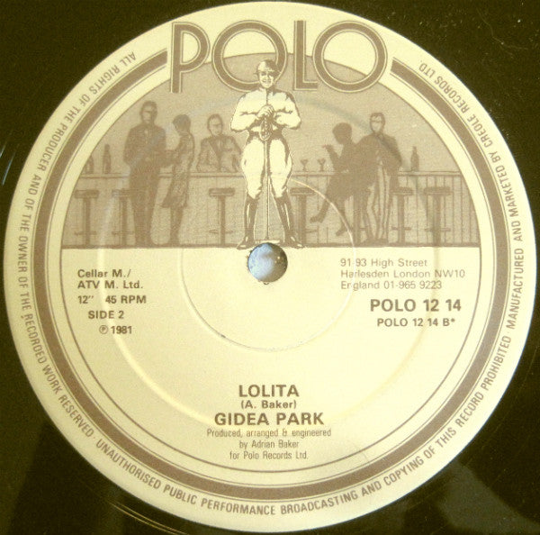 Gidea Park : Seasons Of Gold / Lolita (12")