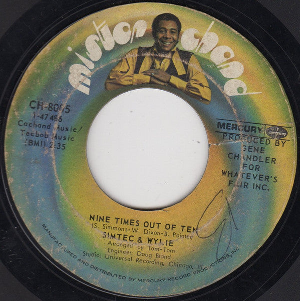 Simtec & Wylie : Gotta' Get Over The Hump / Nine Times Out Of Ten (7", Single, Styrene)