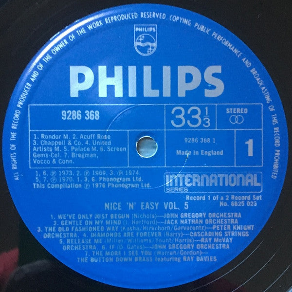 Various : Nice 'N' Easy Volume 5 (2xLP, Comp)