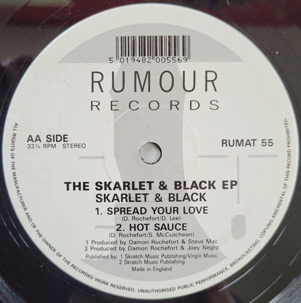 Skarlet & Black : The Skarlet & Black EP (12", EP)
