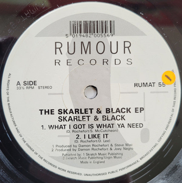 Skarlet & Black : The Skarlet & Black EP (12", EP)