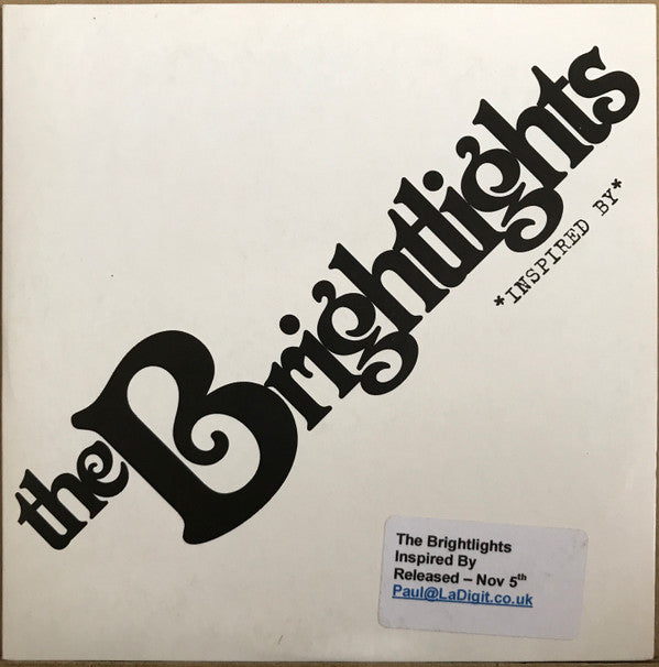 The Brightlights : Inspired By (CD, Single, Promo)