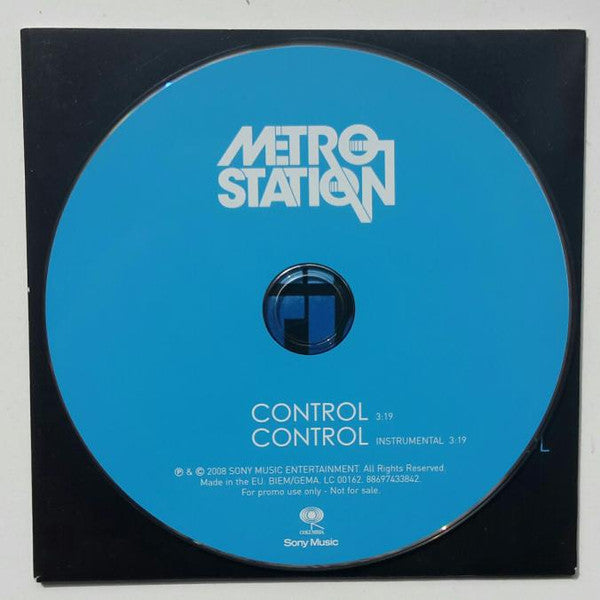 Metro Station : Control (CD, Single, Promo)