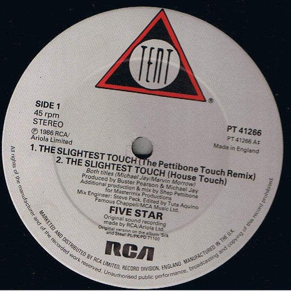 Five Star : The Slightest Touch (The Shep Pettibone Touch Remix) (12")