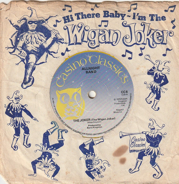 All Night Band : The Joker (The Wigan Joker) (7", Yel)