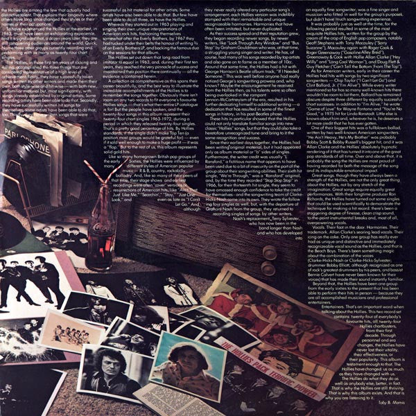 The Hollies : The History Of The Hollies - 24 Genuine Top Thirty Hits (2xLP, Comp, Mono)