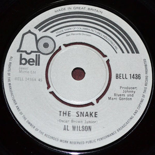 Al Wilson : The Snake (7", Single)