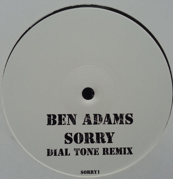 Ben Adams : Sorry (12", Promo)
