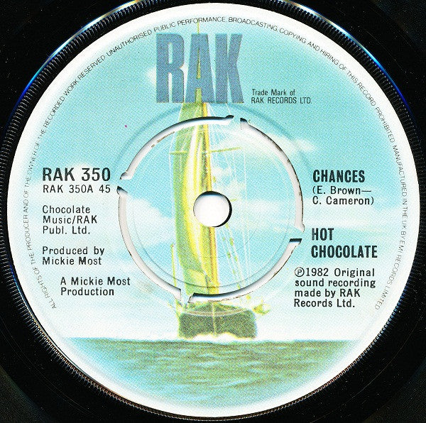 Hot Chocolate : Chances (7", Single)